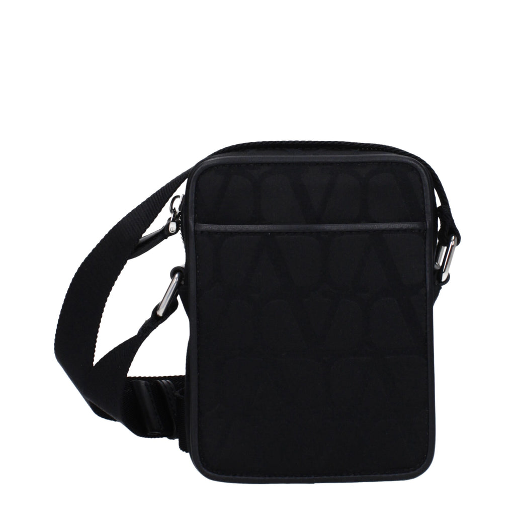 Valentino Garavani Black Fabric Shoulder Bag