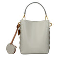 Stella McCartney Graue Lederhandtasche