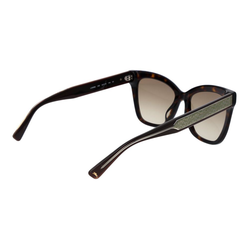 Longchamp Braune Sonnenbrille aus Acetat