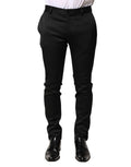 Dolce & Gabbana Men's Black Viscose Trousers