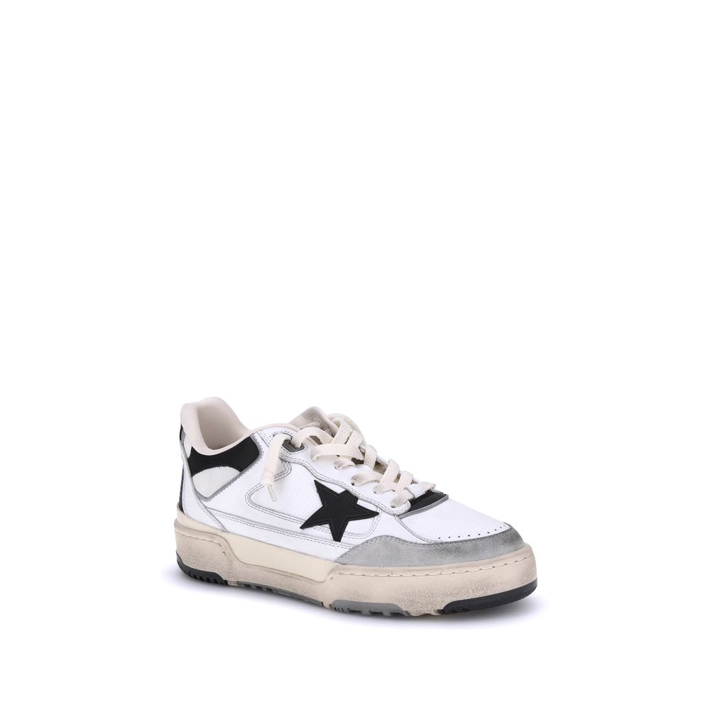 Golden Goose Weiße Kalbsleder Bos Taurus Chunky Sneaker