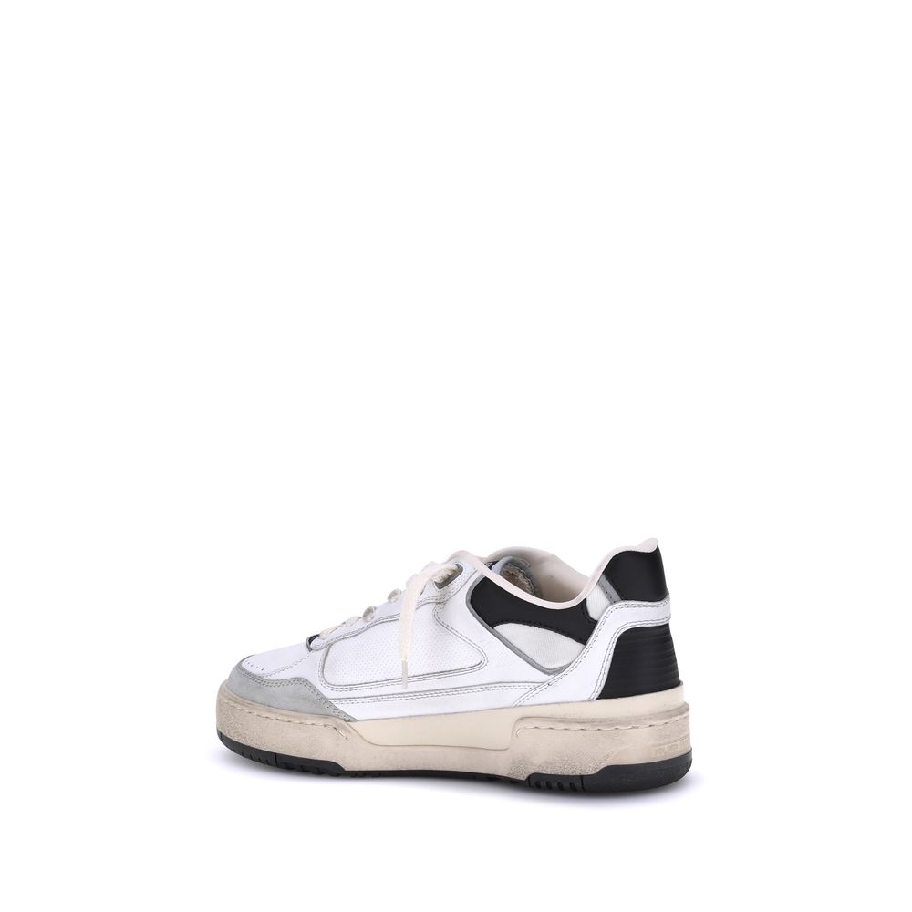Golden Goose Weiße Kalbsleder Bos Taurus Chunky Sneaker