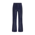 L'Agence Blue High-Waist Cotton Jeans