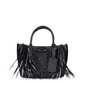 Valentino Garavani Schwarze Lederhandtasche