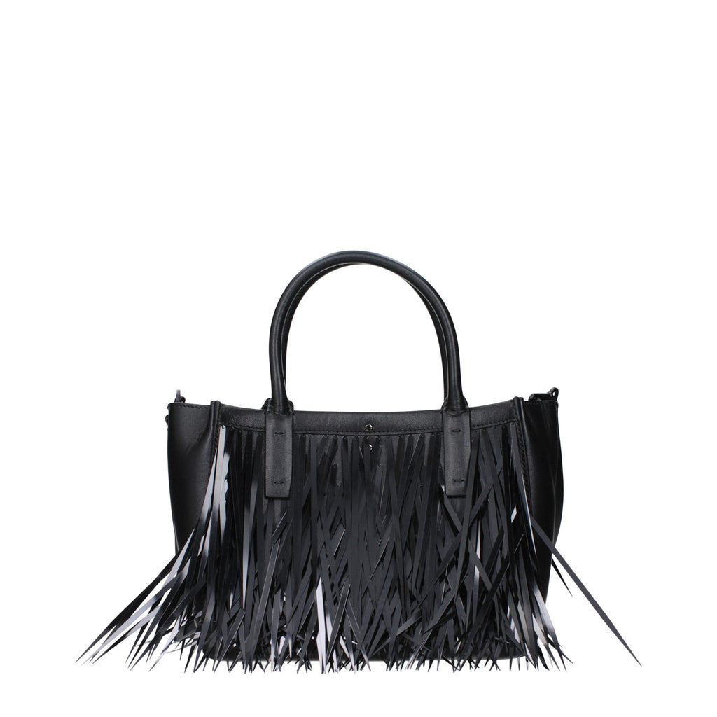 Valentino Garavani Schwarze Lederhandtasche