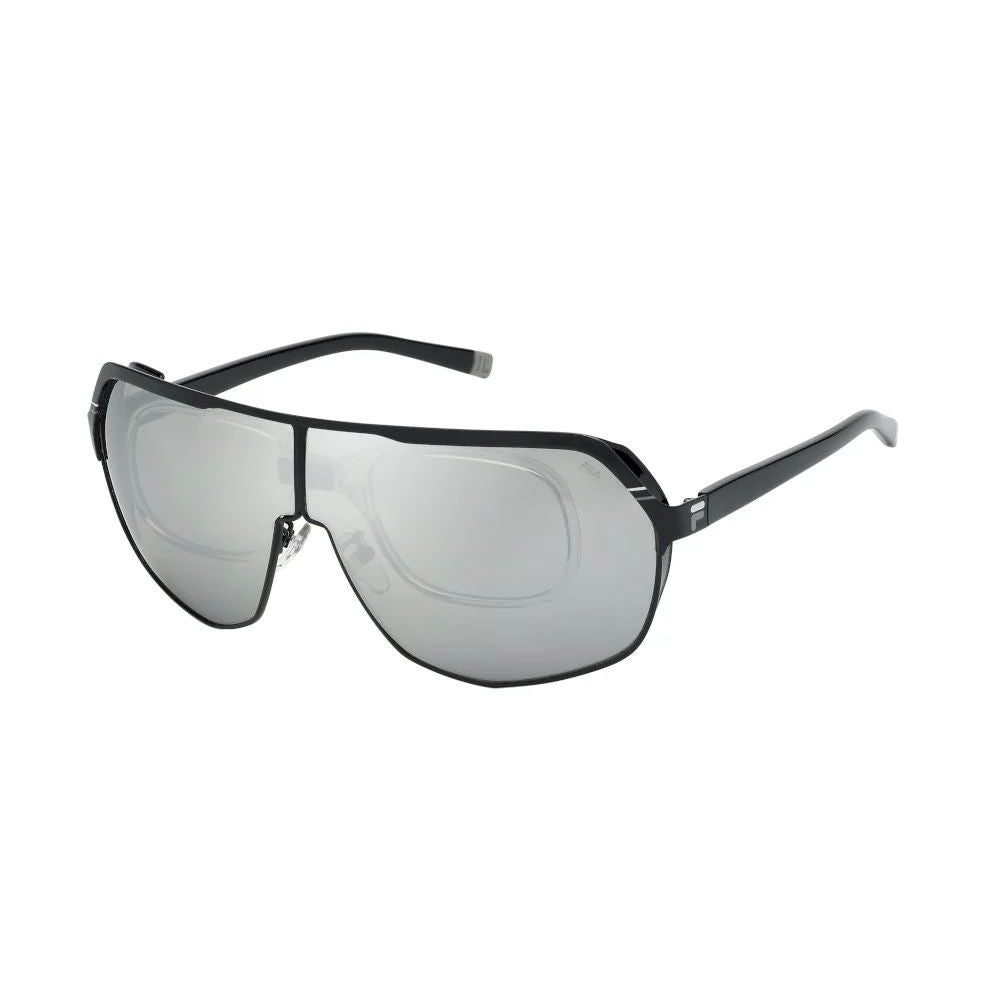 Fila Schwarze Sonnenbrille aus Metall