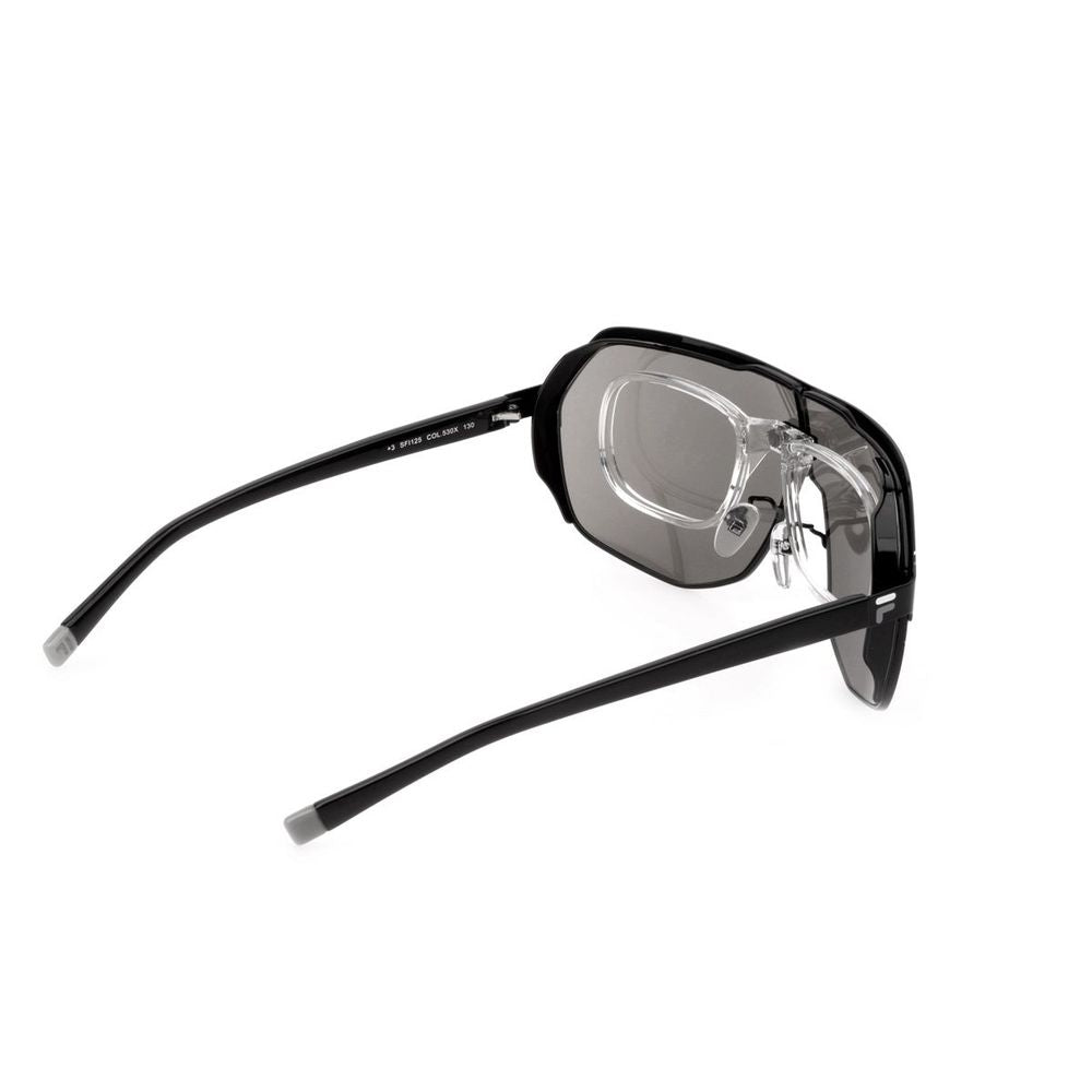 Fila Schwarze Sonnenbrille aus Metall