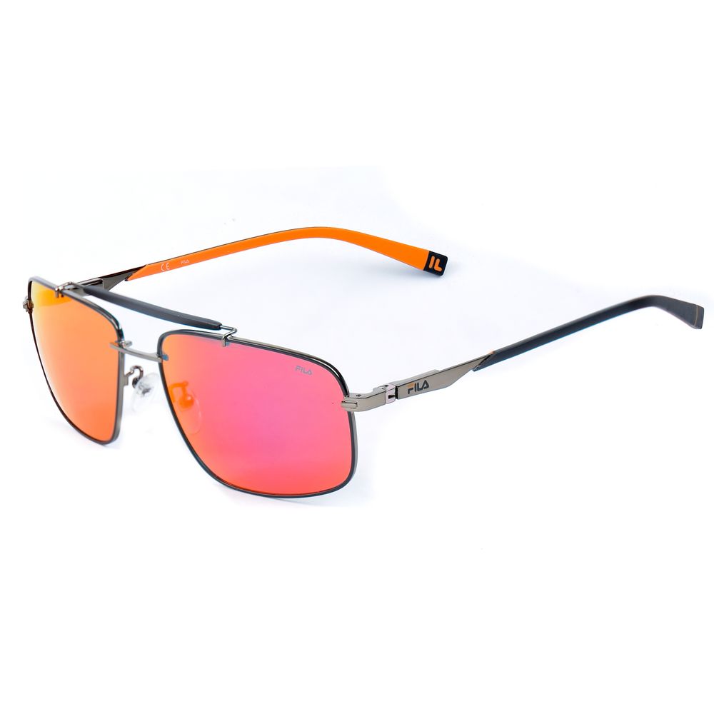 Fila Grey Metal Sunglasses