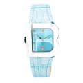 Laura Biagiotti Blaue Lederarmbanduhr