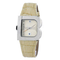 Laura Biagiotti Beige Lederkleid-Uhr