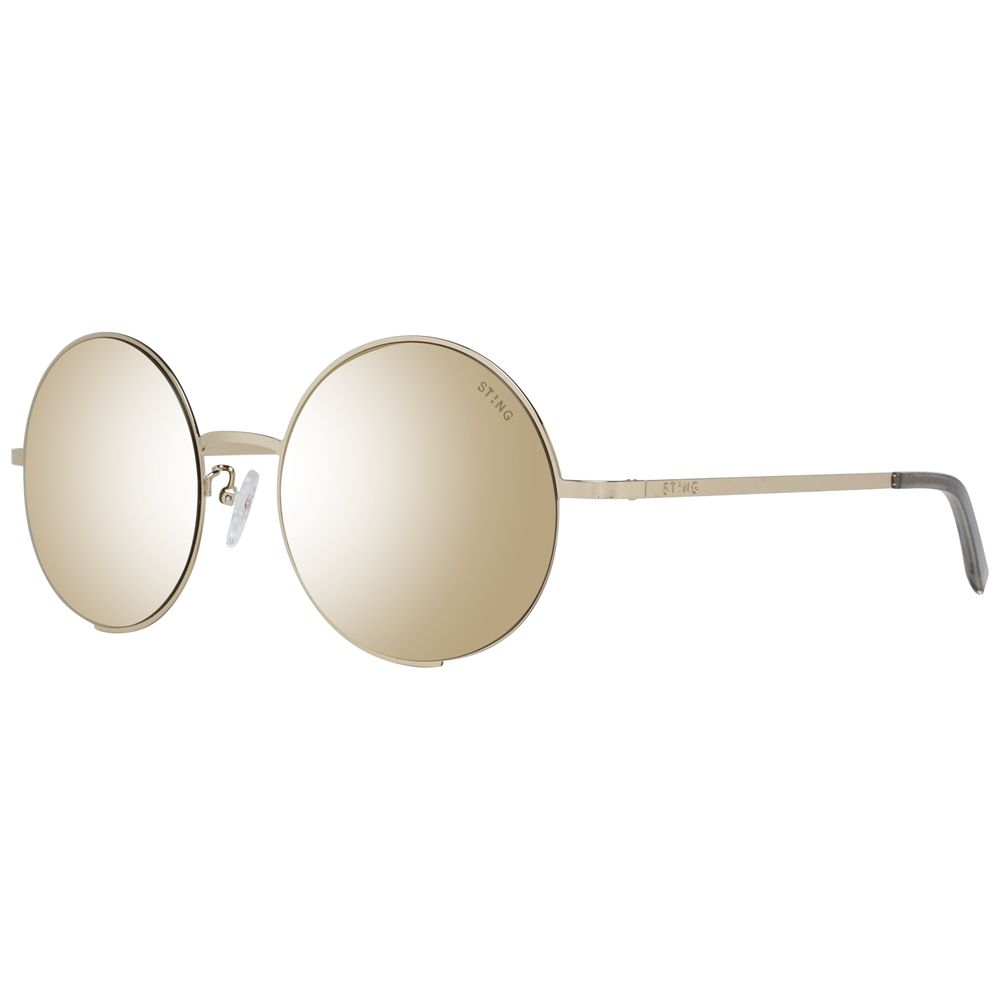 Sting Sonnenbrille aus Goldmetall