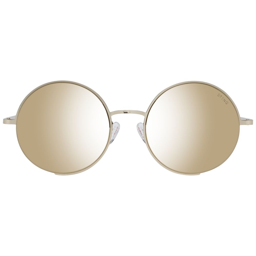 Sting Sonnenbrille aus Goldmetall