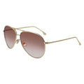 Victoria Beckham Sonnenbrille aus Goldmetall