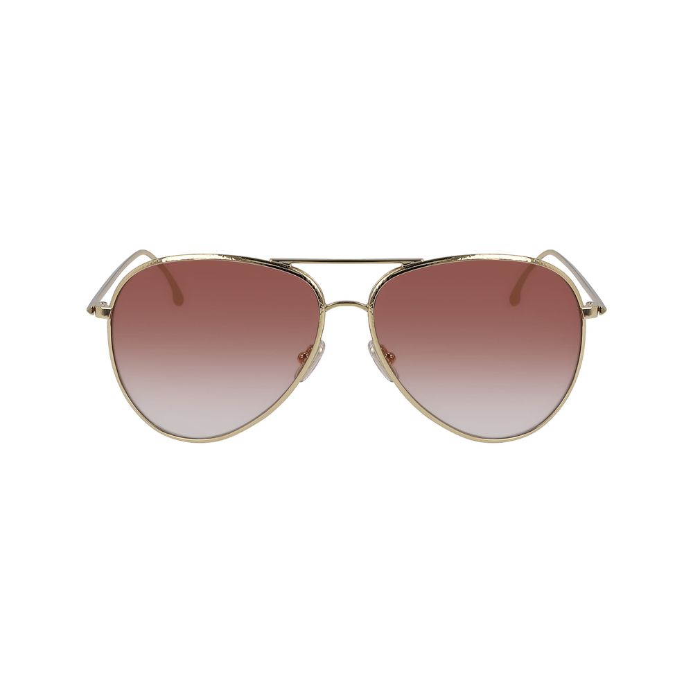 Victoria Beckham Sonnenbrille aus Goldmetall