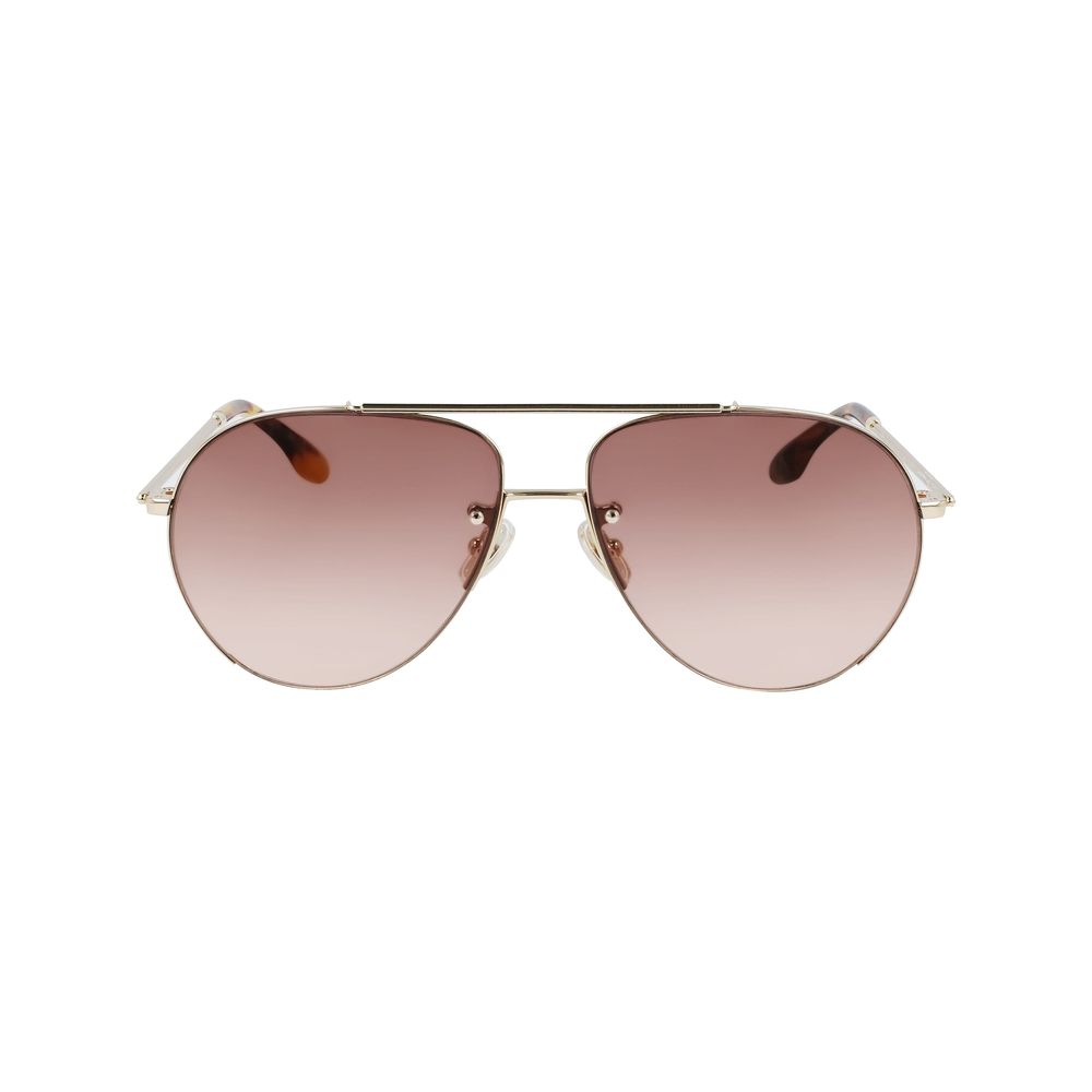 Victoria Beckham Sonnenbrille aus Goldmetall