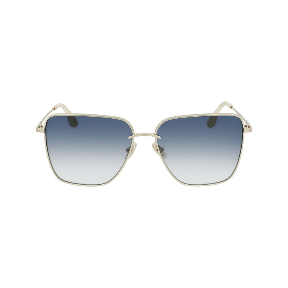 Victoria Beckham Sonnenbrille aus Goldmetall
