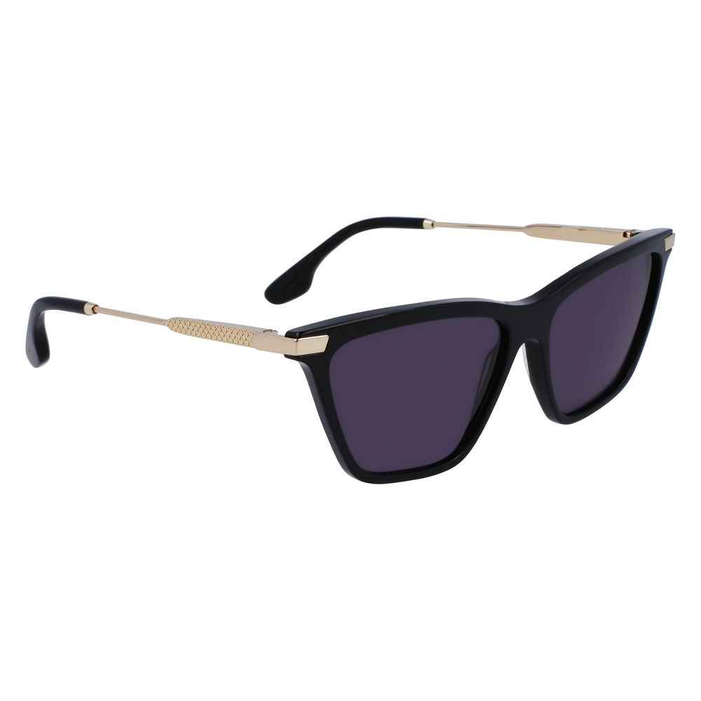 Victoria Beckham Schwarze Sonnenbrille aus Acetat