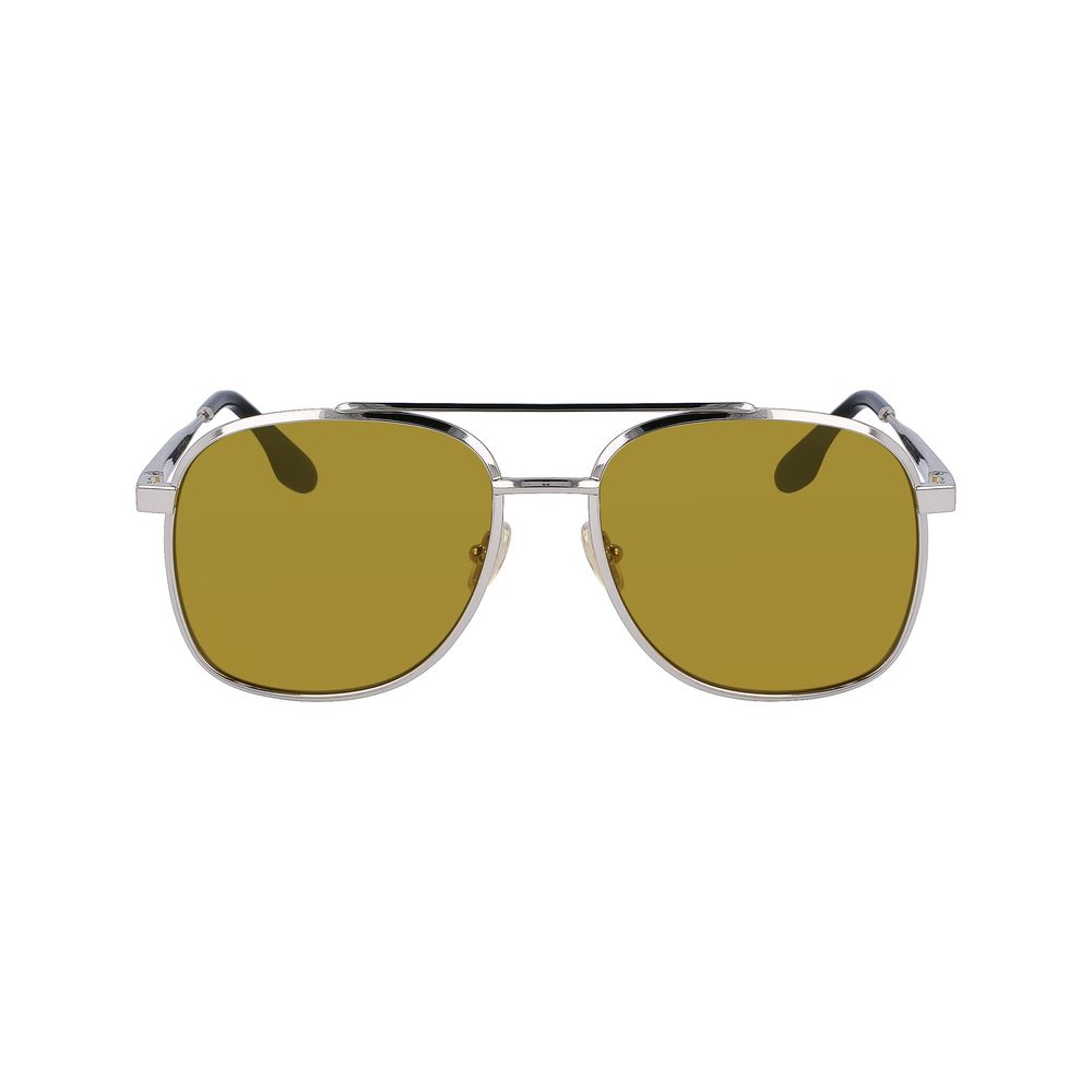 Victoria Beckham Graue Sonnenbrille aus Metall