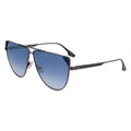 Victoria Beckham Blaue Sonnenbrille aus Metall