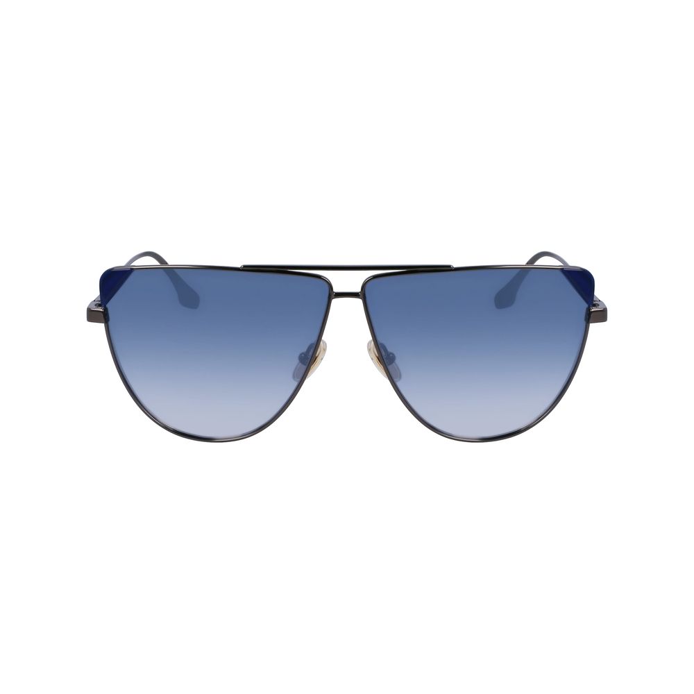 Victoria Beckham Blaue Sonnenbrille aus Metall