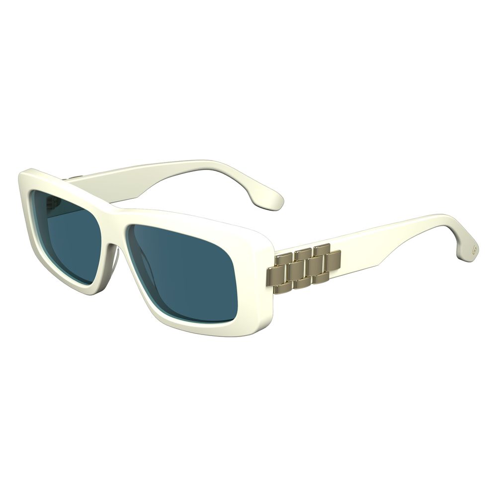 Victoria Beckham Weiße Sonnenbrille aus Acetat