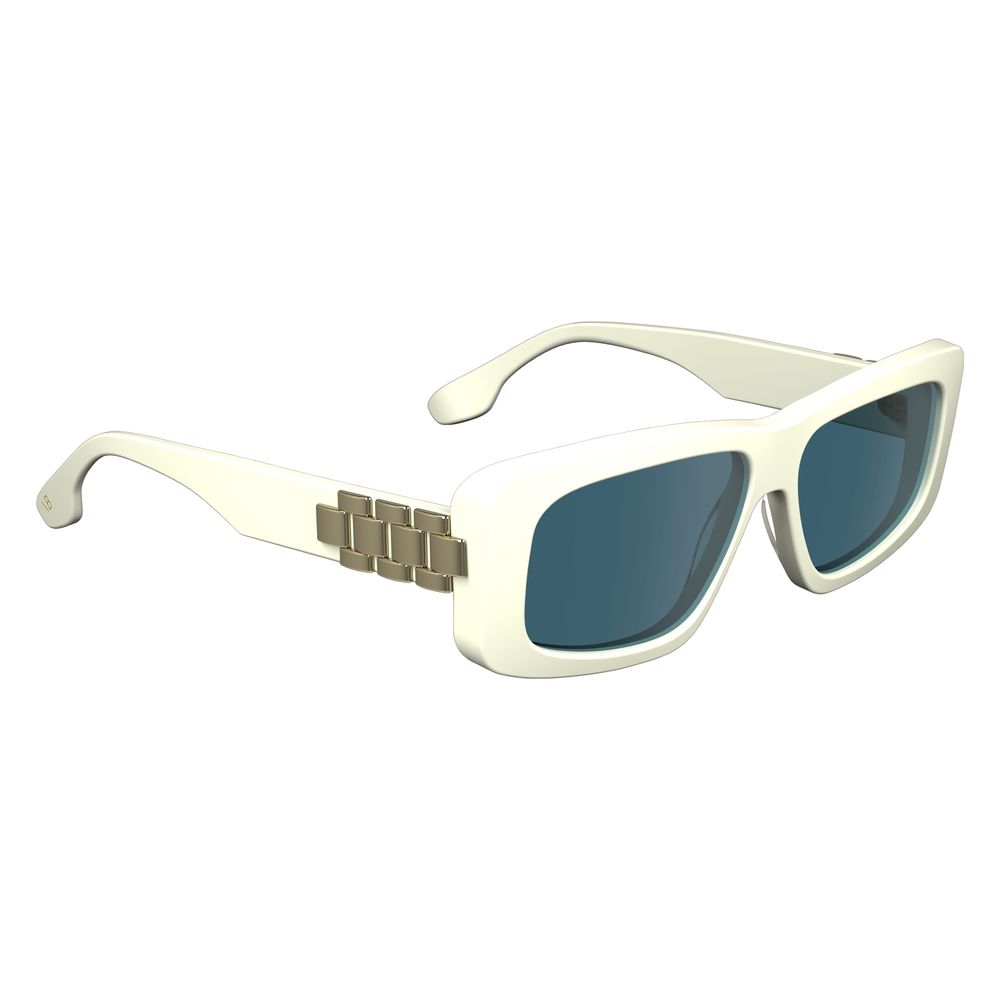 Victoria Beckham Weiße Sonnenbrille aus Acetat