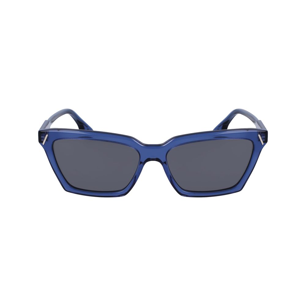 Victoria Beckham Blaue Sonnenbrille aus Acetat