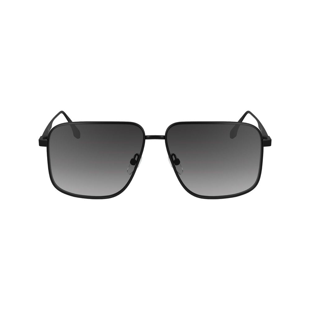 Victoria Beckham Schwarze Sonnenbrille aus Metall