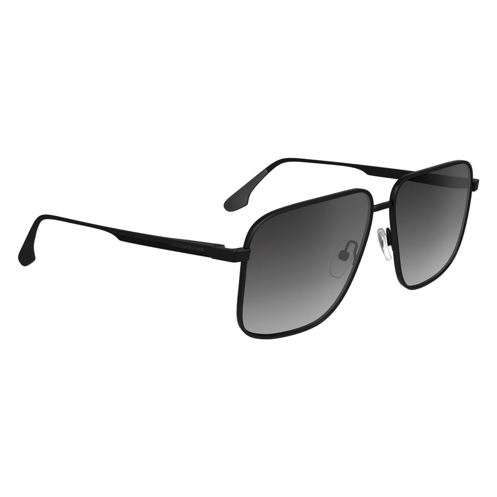 Victoria Beckham Schwarze Sonnenbrille aus Metall