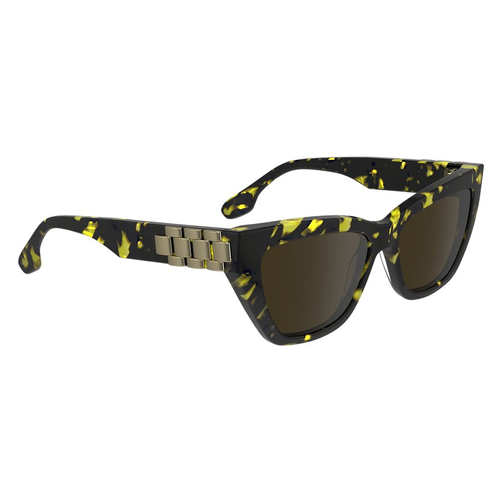 Victoria Beckham Mehrfarbige Sonnenbrille aus Acetat
