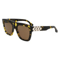 Victoria Beckham Sonnenbrille aus mehrfarbigem Acetat