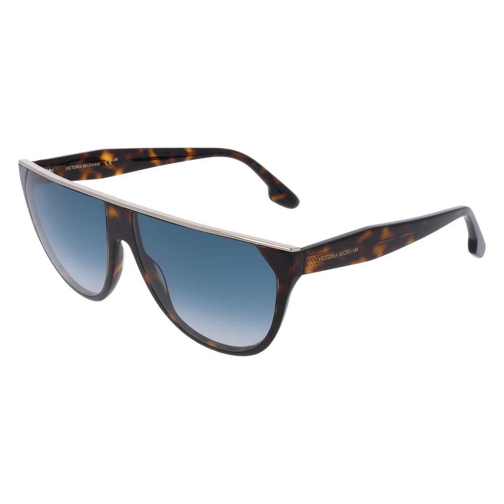 Victoria Beckham Braune Sonnenbrille aus Acetat