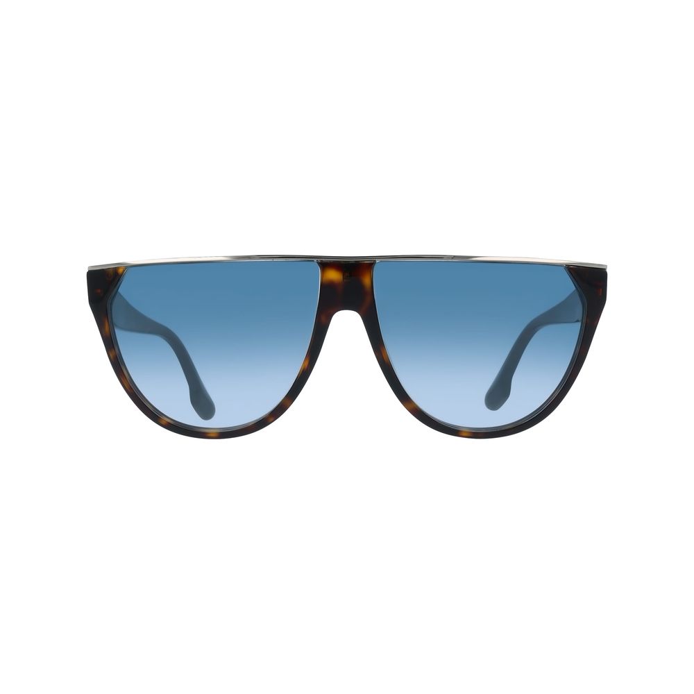 Victoria Beckham Braune Sonnenbrille aus Acetat