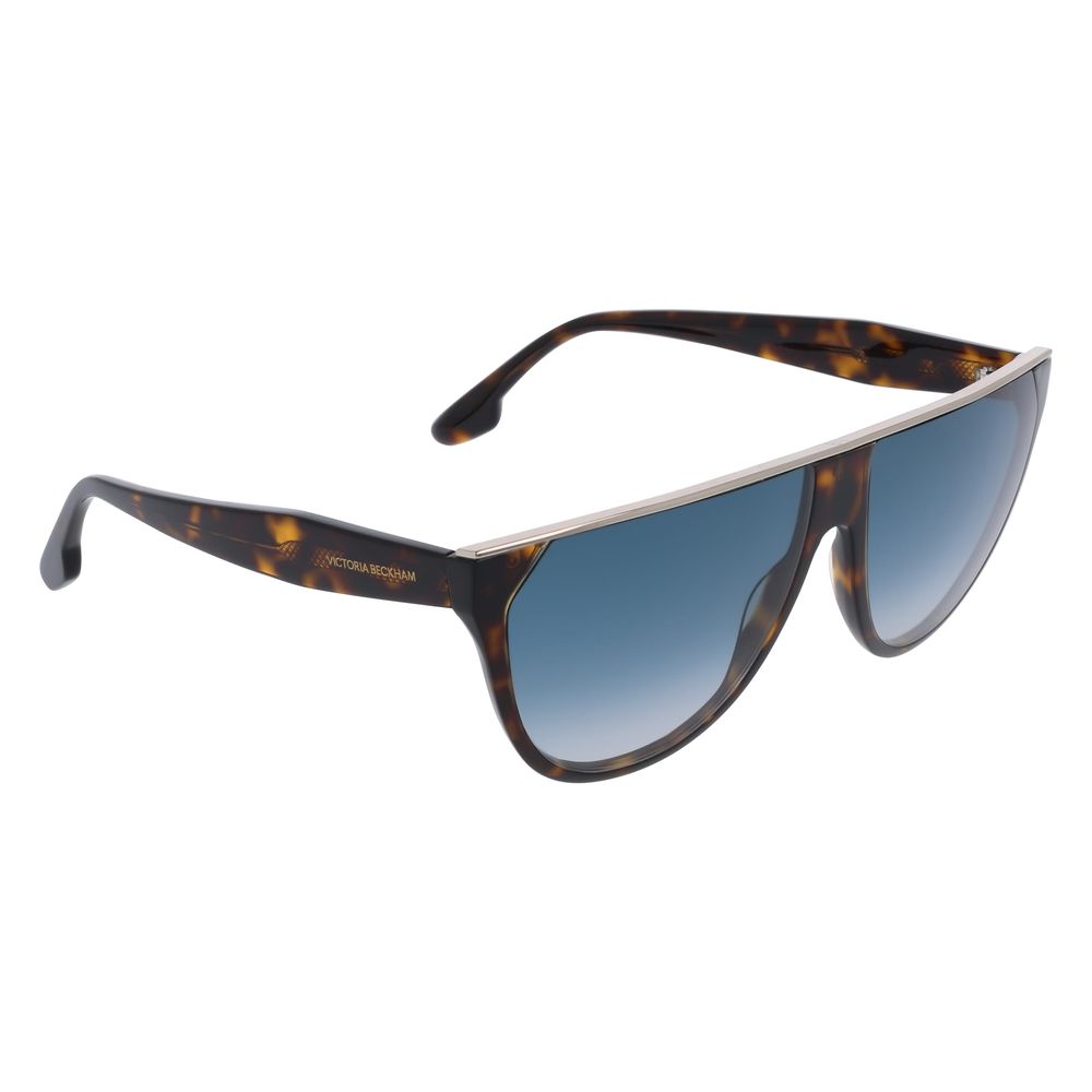 Victoria Beckham Braune Sonnenbrille aus Acetat
