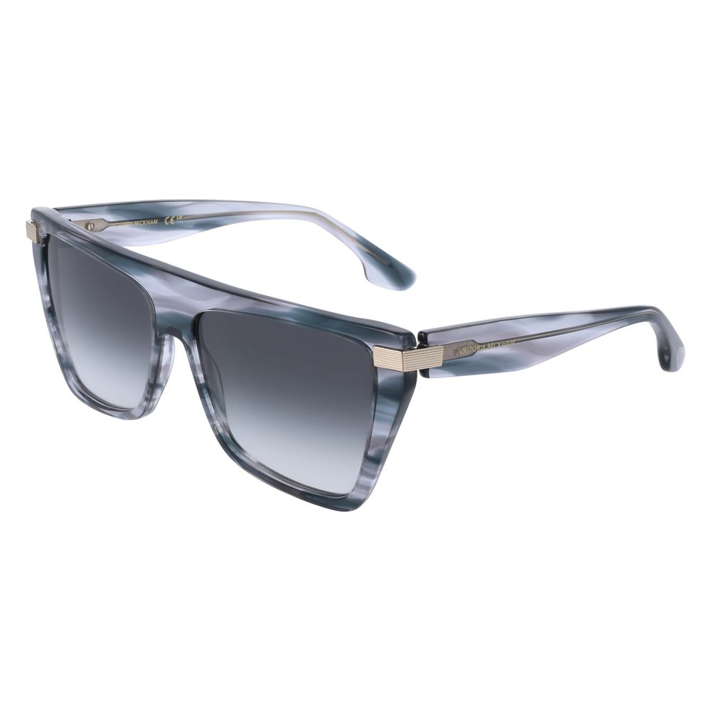 Victoria Beckham Graue Sonnenbrille aus Acetat