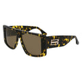 Victoria Beckham Sonnenbrille aus mehrfarbigem Acetat