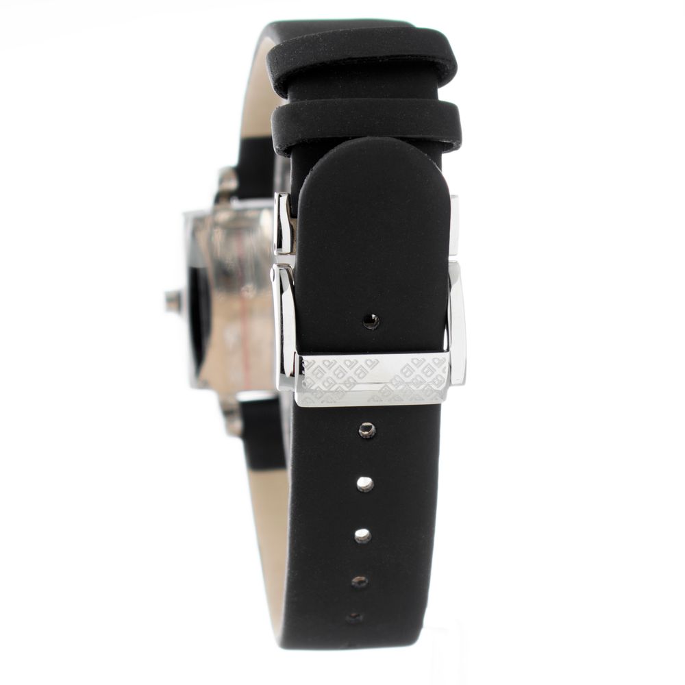 Laura Biagiotti Schwarze Edelstahl-Dresswatch