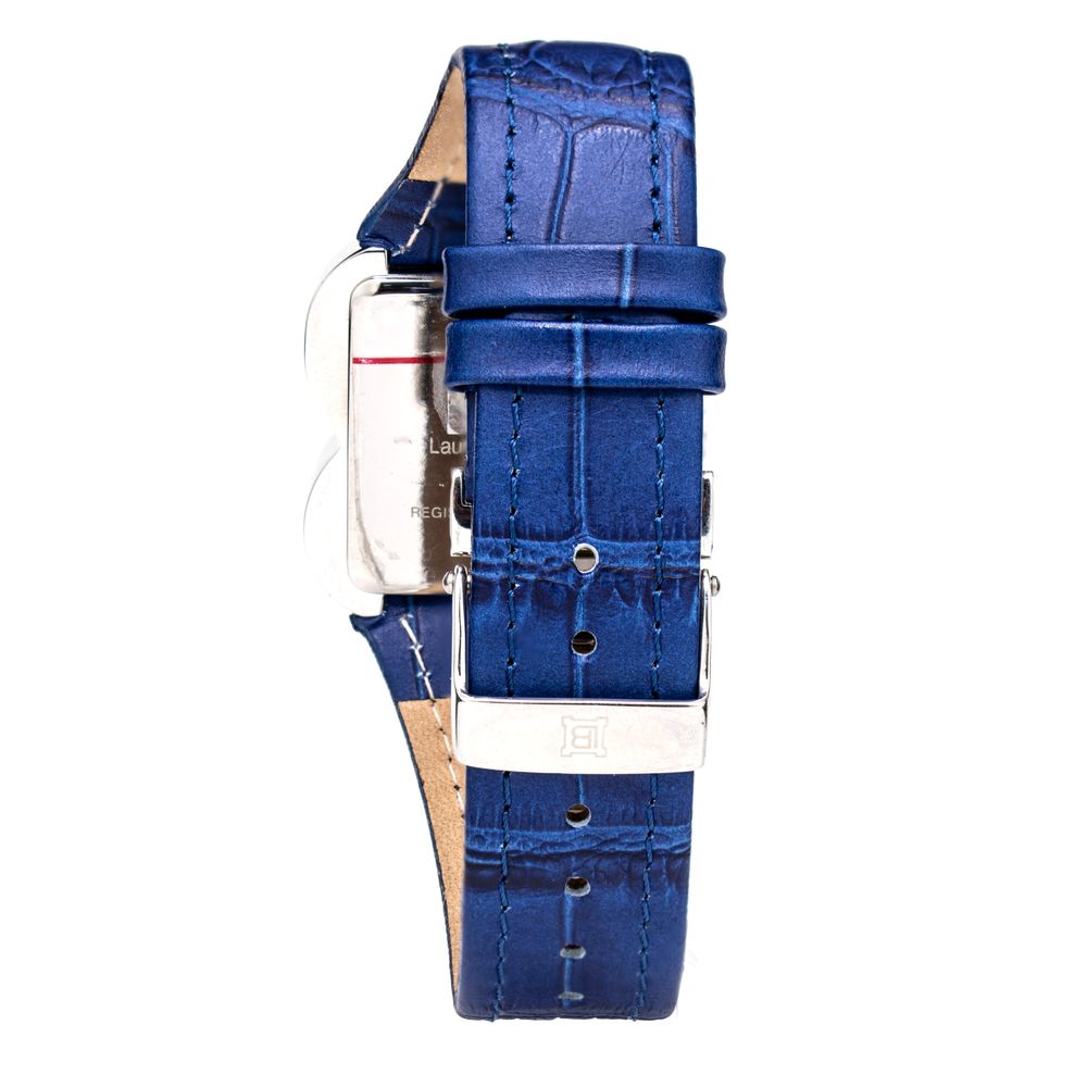 Laura Biagiotti Blaue Leder Armbanduhr
