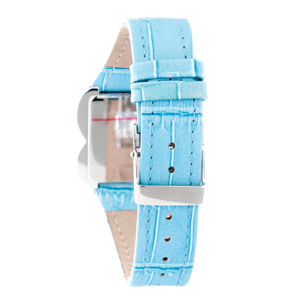 Laura Biagiotti Blaue Lederkleideruhr