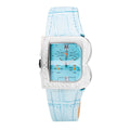 Laura Biagiotti Blaue Lederarmbanduhr