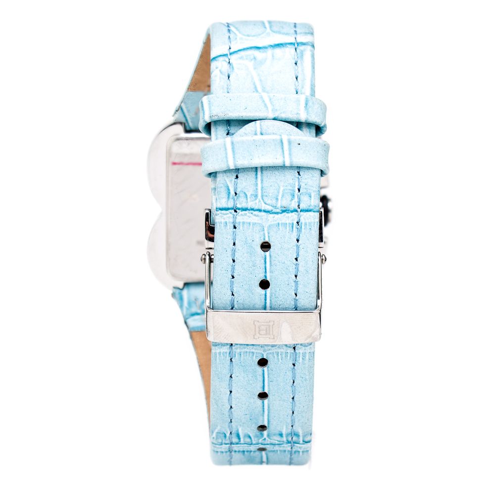 Laura Biagiotti Blaue Lederarmbanduhr