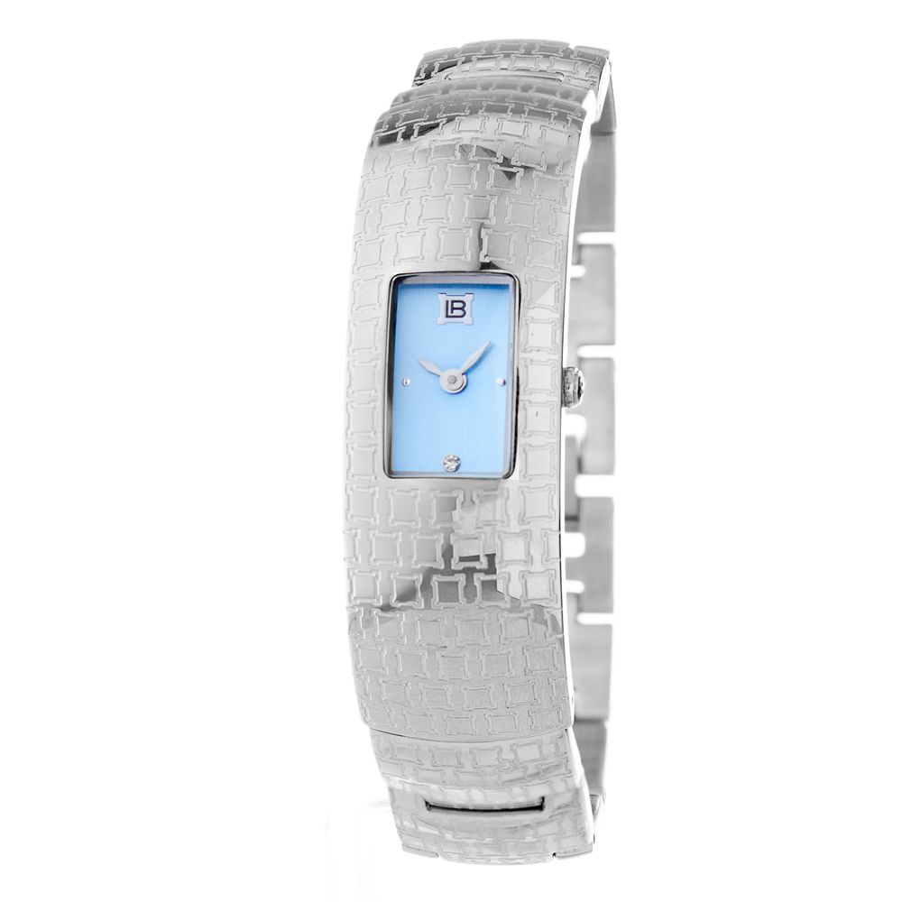 Laura Biagiotti Silberne Edelstahl-Dresswatch