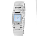 Laura Biagiotti Silberne Edelstahl-Dresswatch