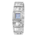 Laura Biagiotti Silberne Edelstahl-Dresswatch