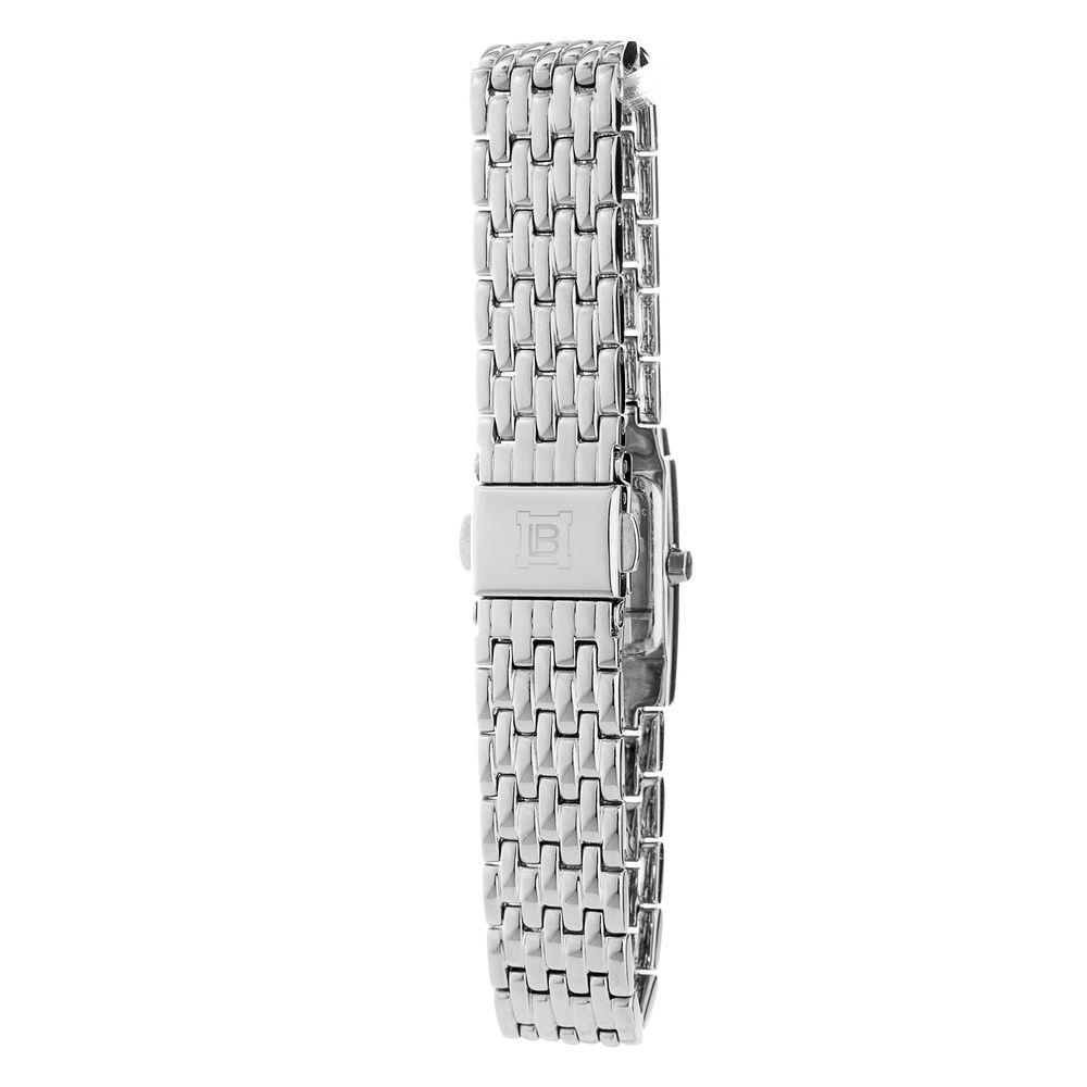 Laura Biagiotti Silberne Edelstahl-Dresswatch