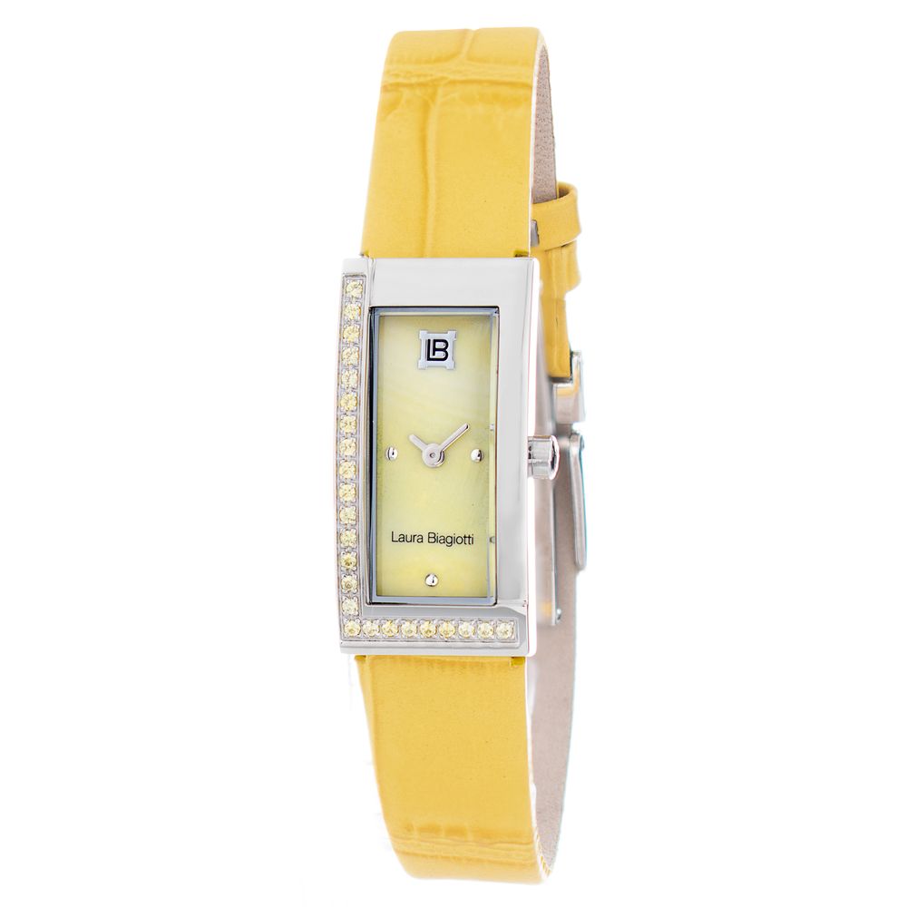 Laura Biagiotti Two-Tone Leather Dress Watch