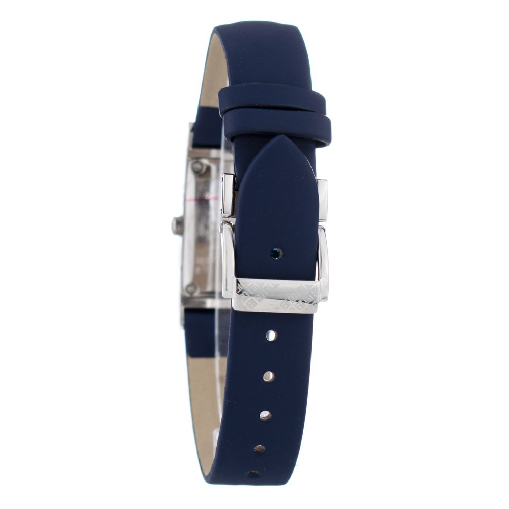 Laura Biagiotti Blue Leather Wristwatch
