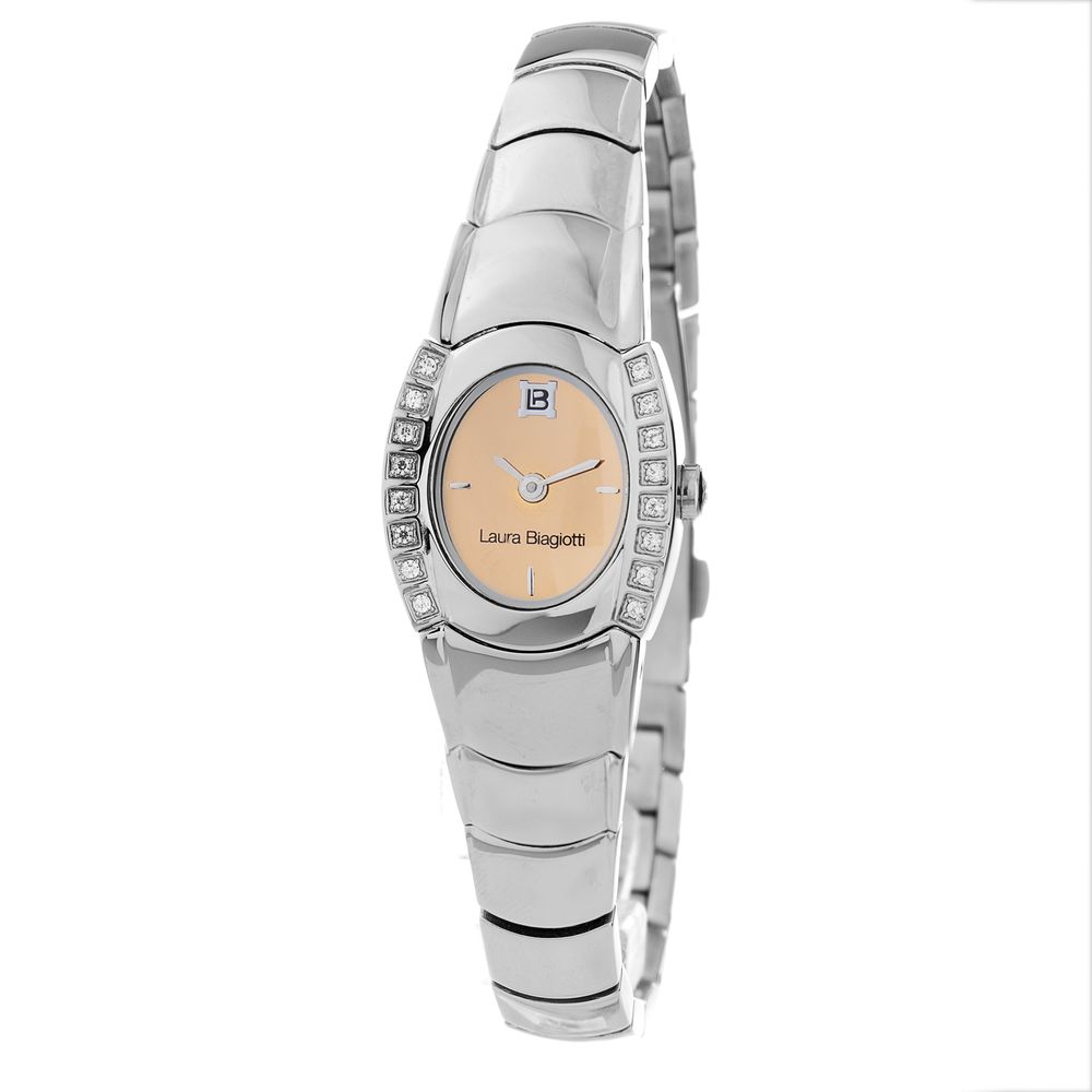 Laura Biagiotti Women's Silver Stainless Steel Dress Watch