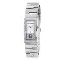 Laura Biagiotti Silberne Edelstahl-Dresswatch