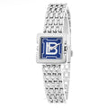 Laura Biagiotti Silberne Edelstahl-Dresswatch